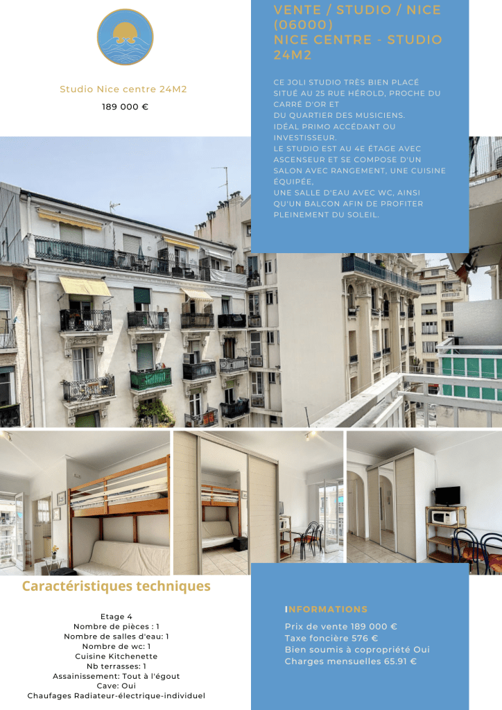 studio nice canio immo